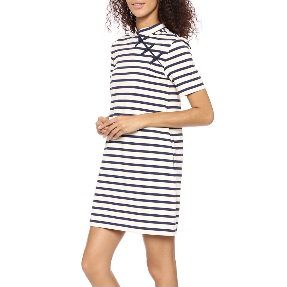 Marc Jacobs marine blue stripe Jacquelyn dress